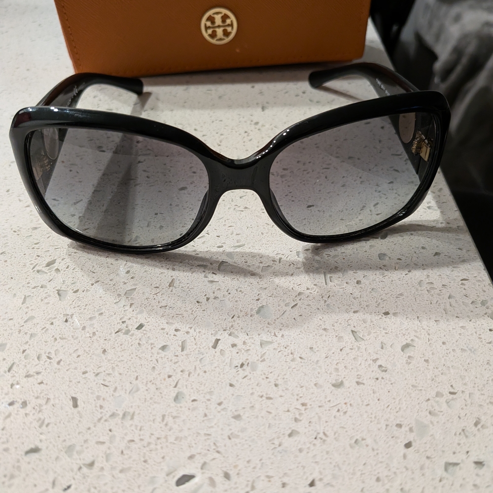 Tory Burch Glossy Black Sunglasses